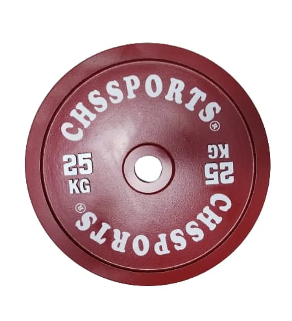 Disco Powerlifting 25 kg Calibrados Chssports PAR