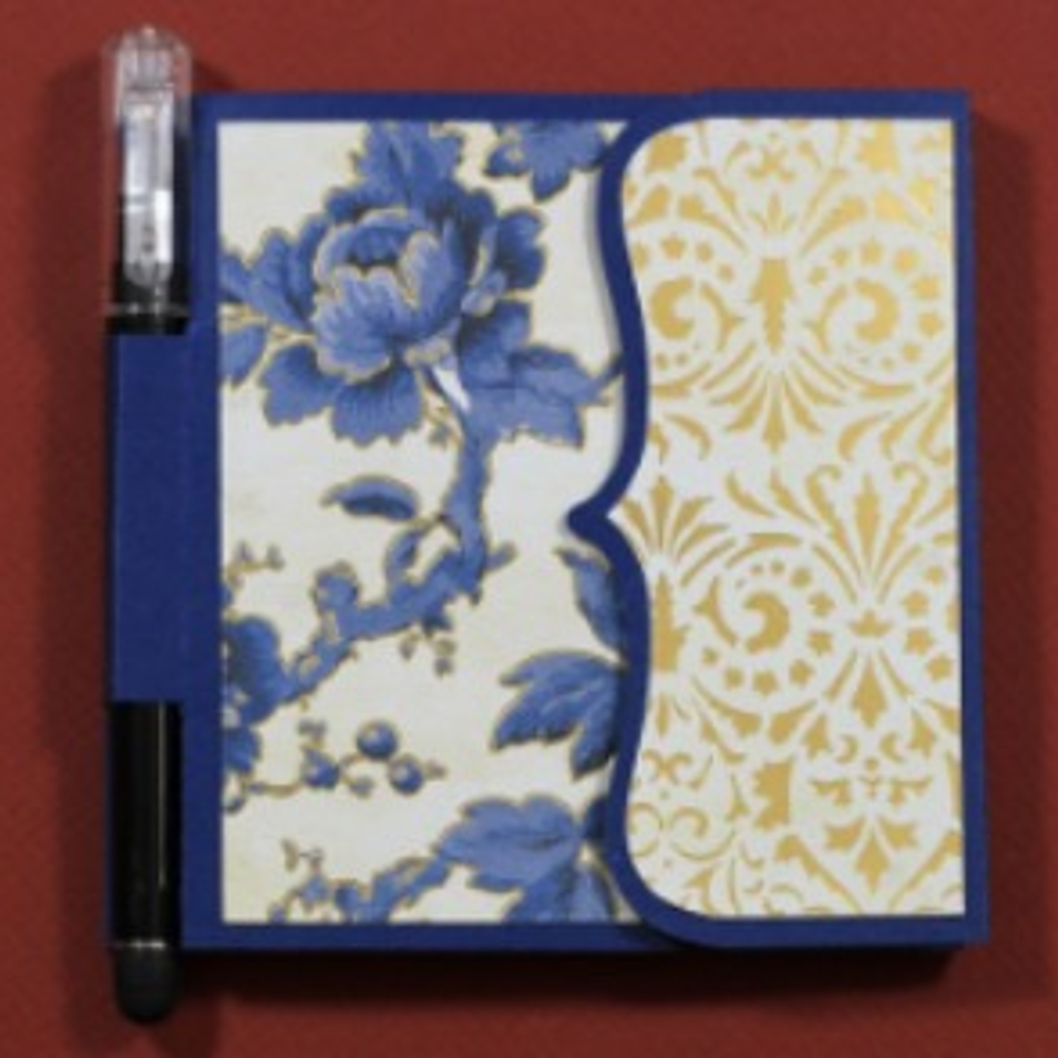 Arquivo de corte Bloco de Notas com caneta