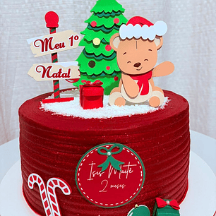 Arquivo de Corte Topo de Bolo Natal 15