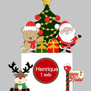 Arquivo de Corte Topo de Bolo Natal 16