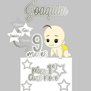 Arquivo de corte Topo de bolo Ano Novo 3