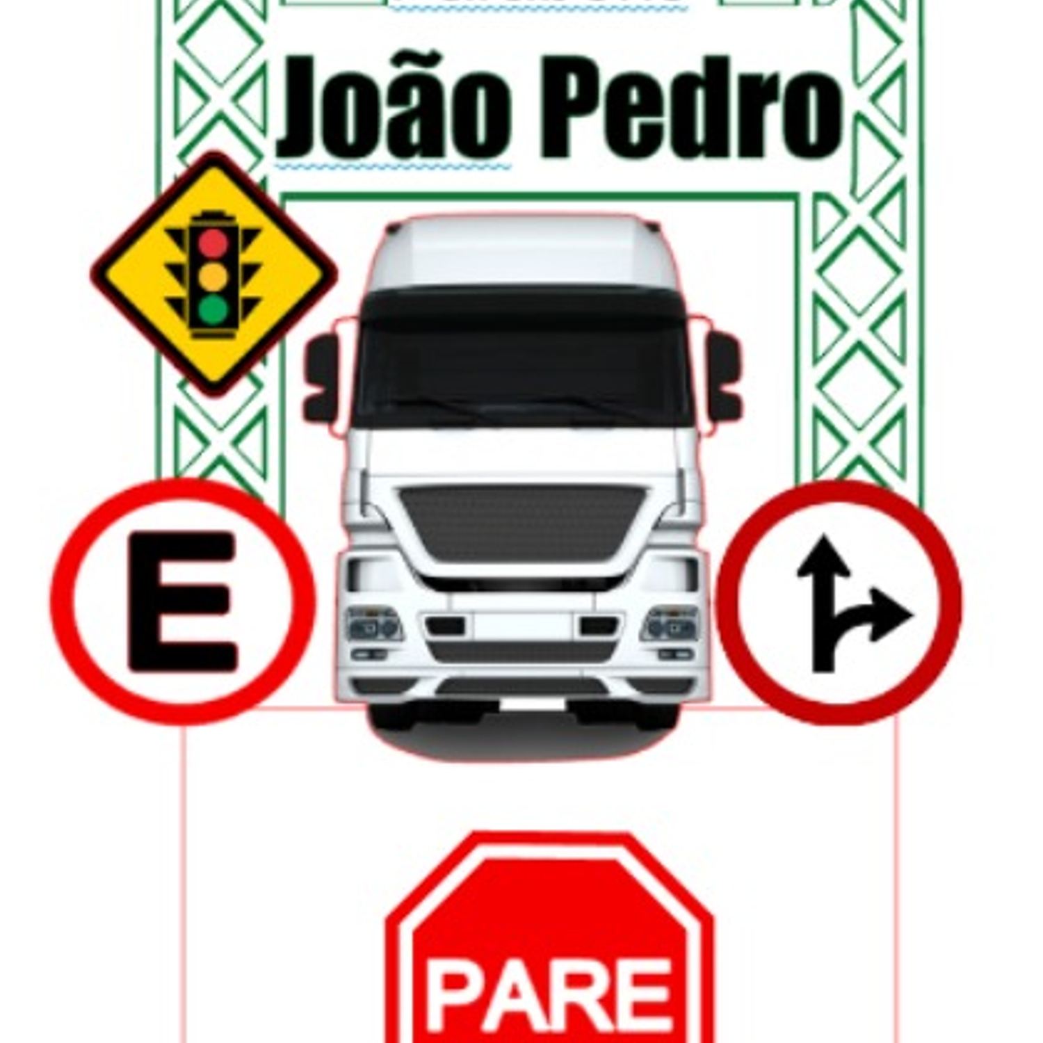 Arquivo de corte Topo de bolo Caminhão 5