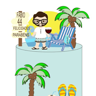 Arquivo de Corte Topo de Bolo Praia 6