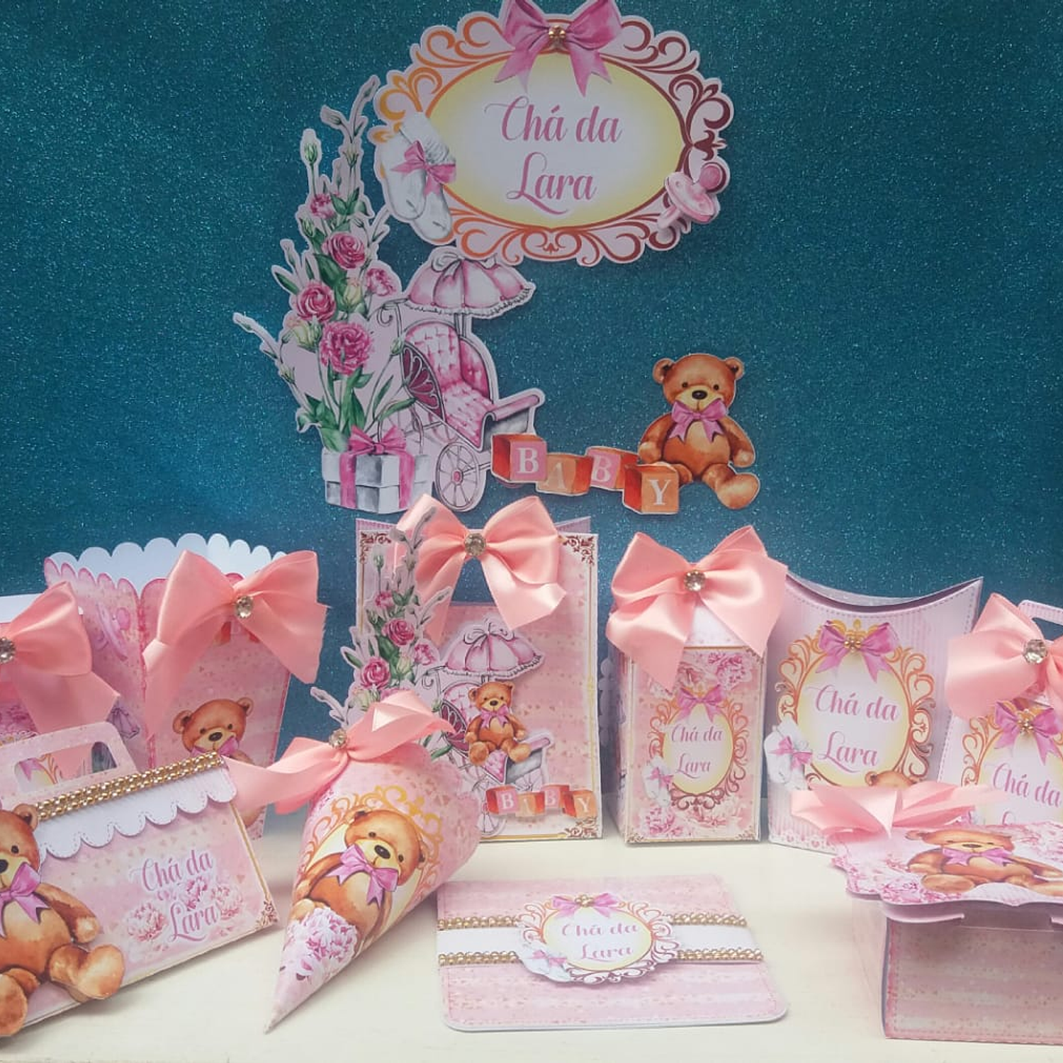 Arquivo de corte Chá de bebe Menina 1