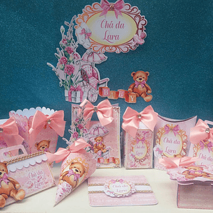 Arquivo de corte Chá de bebe Menina 1