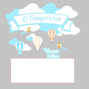 Arquivo de corte topo de bolo Chá Revelação 7