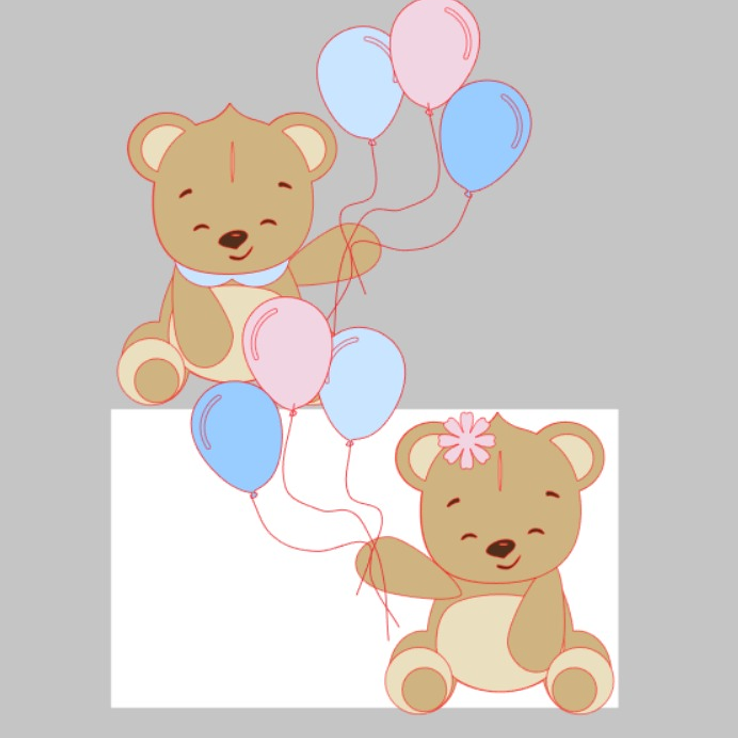 Arquivo de corte topo de bolo Chá Revelação 11