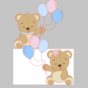 Arquivo de corte topo de bolo Chá Revelação 11