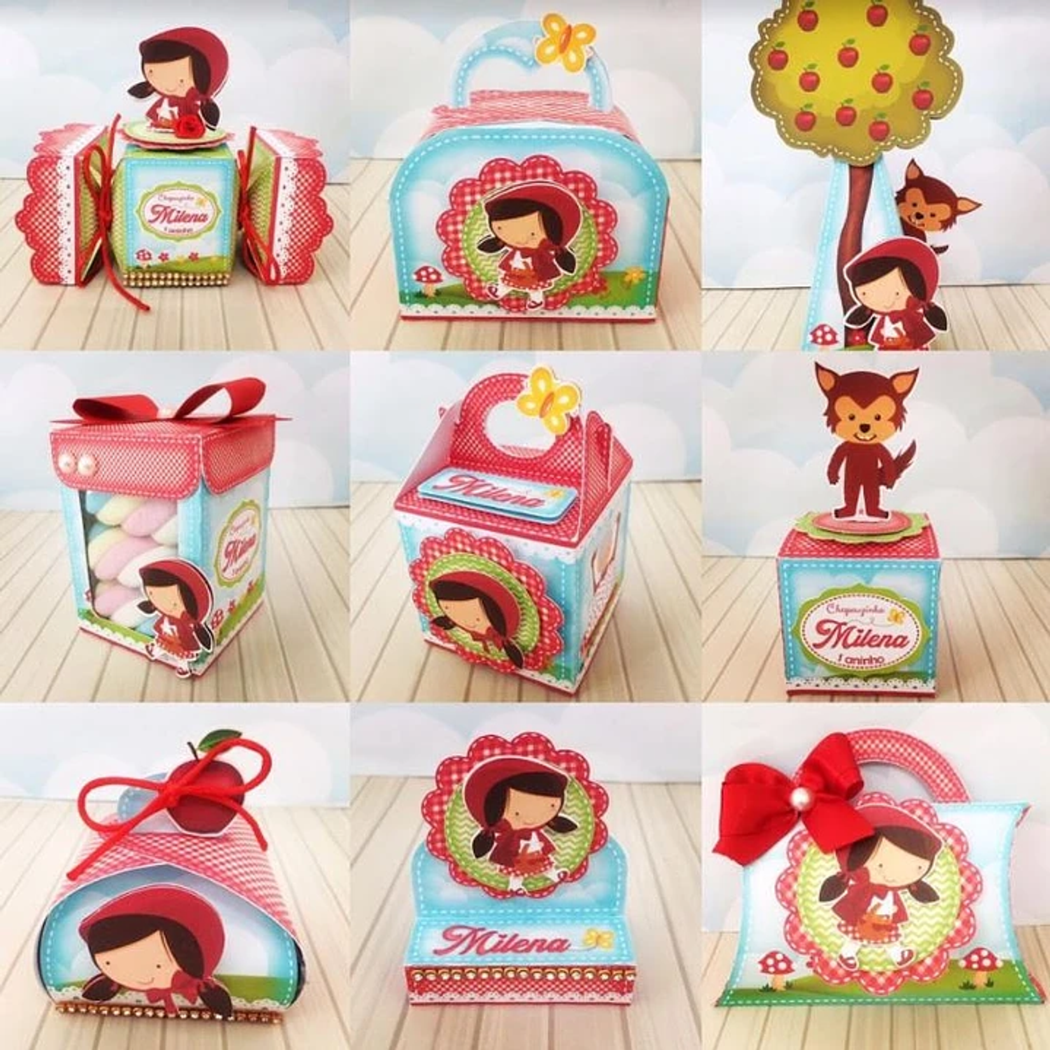 Arquivo de Corte Chapeuzinho Vermelho 3