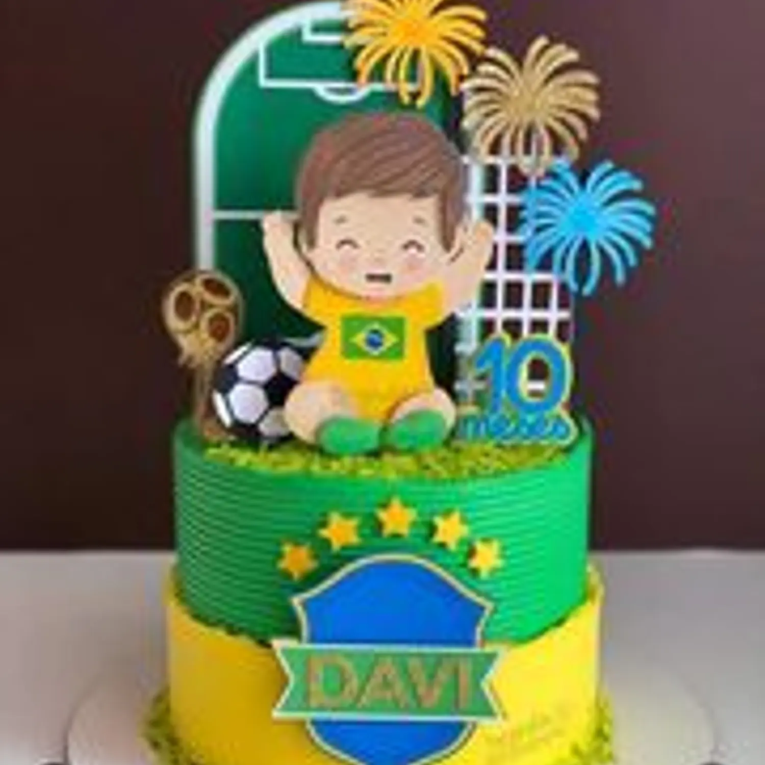 Arquivo de corte Topo de Bolo Brasil/ Copa do Mundo