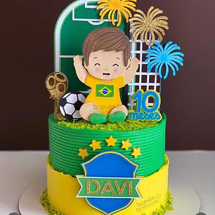 Arquivo de corte Topo de Bolo Brasil/ Copa do Mundo 3