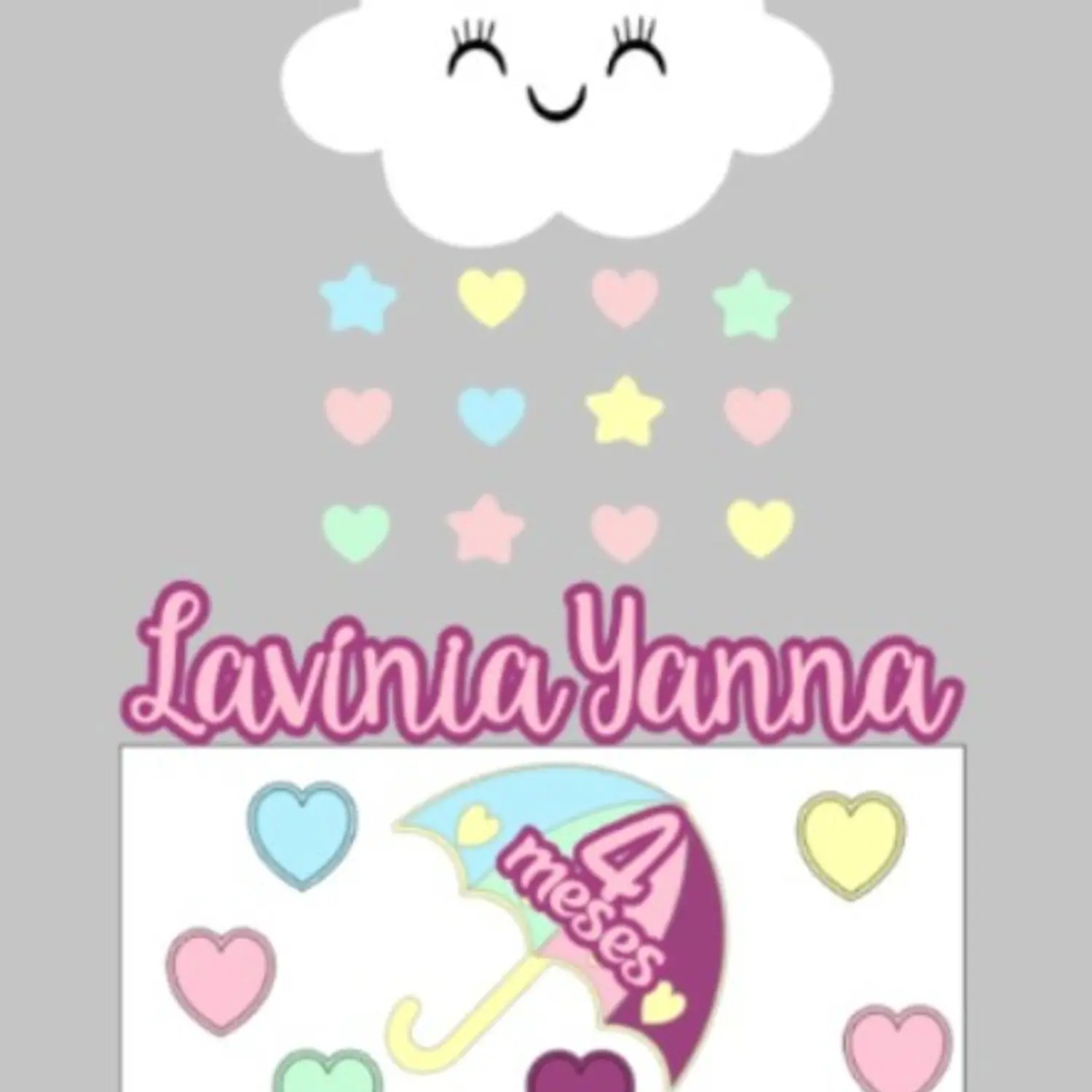 Arquivo de corte topo de bolo chuva de amor 2