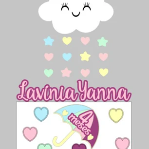 Arquivo de corte topo de bolo chuva de amor 2