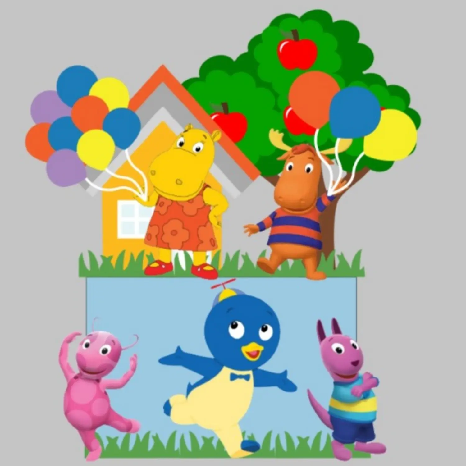 Arquivo de Corte  Topo de Bolo Backyardigans 1