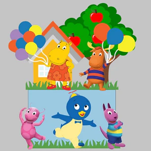 Arquivo de Corte  Topo de Bolo Backyardigans 1