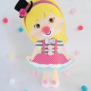 Arquivo de Corte menina palhaçinha circo 1