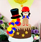 Arquivo de corte topo de bolo circo 13 - thumbnail 1