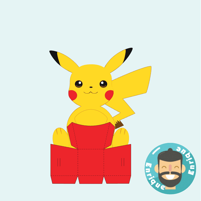 DULCERO CAJITA PIKACHU