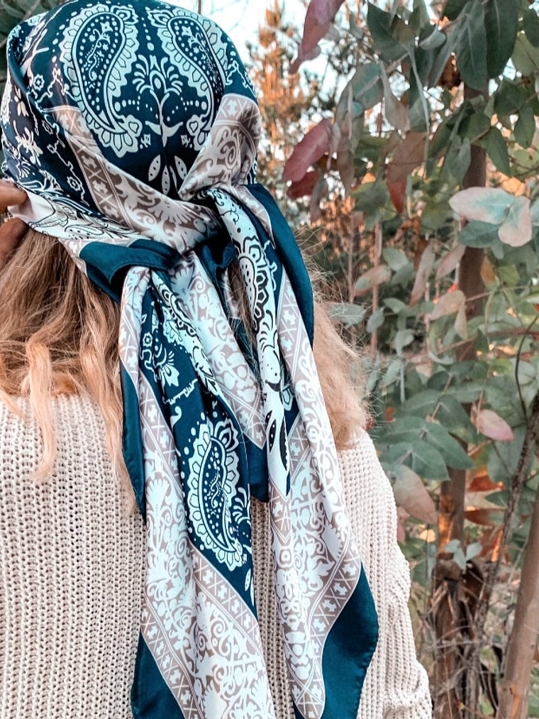 Maxi Pañuelo Bangkok Blue 2