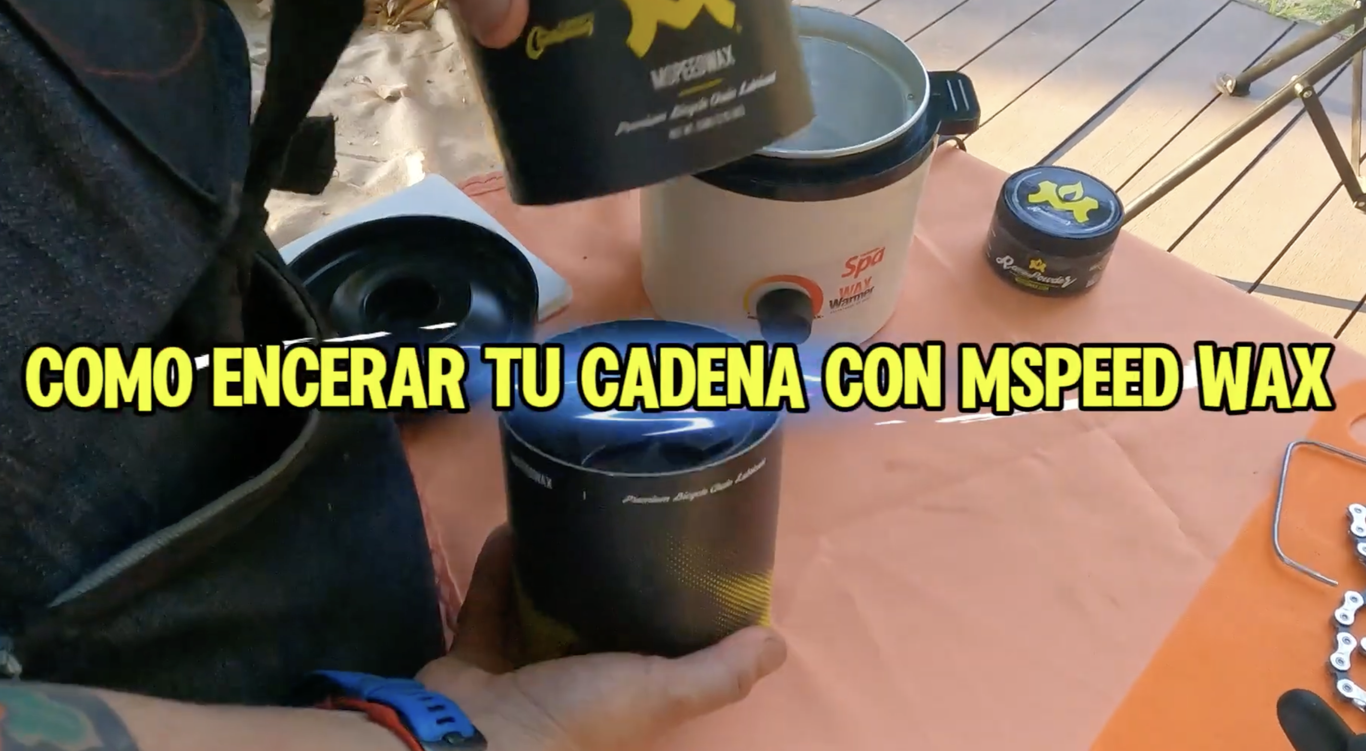 Nuevo Video: Cómo Encerar la Cadena de tu Bicicleta