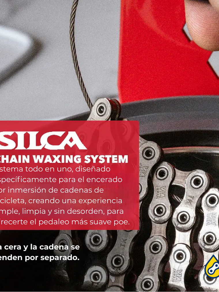 Chain Waxing System SILCA – Sistema Profesional de Encerado de Cadenas 5
