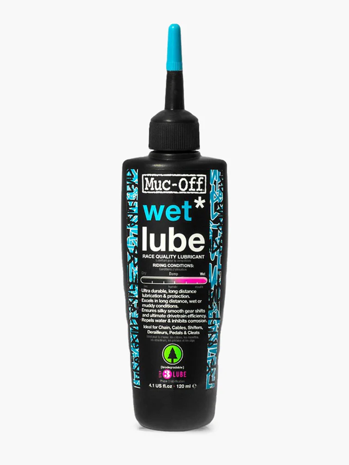 Lubricante de Cadena Muc-Off Wet Lube 120 ml para Bicicletas 1
