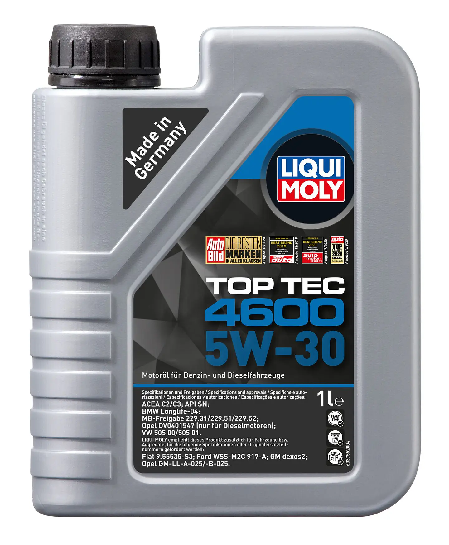 LIQUI MOLY 5W30 TOPTEC 4600 2315 1 LITRO 1