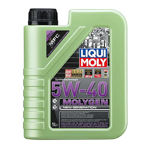 LIQUI MOLY 5W40 MOLYGEN NEWGENERATION 8576 ORG 1 LITRO