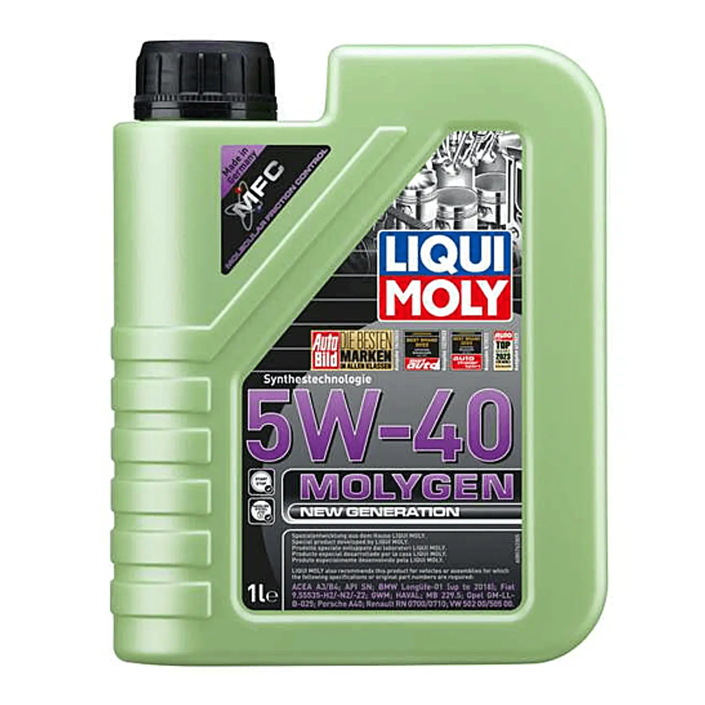 LIQUI MOLY 5W40 MOLYGEN NEWGENERATION 8576 ORG 1 LITRO 1