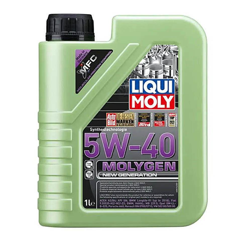 LIQUI MOLY 5W40 MOLYGEN NEWGENERATION 8576 ORG 1 LITRO 1