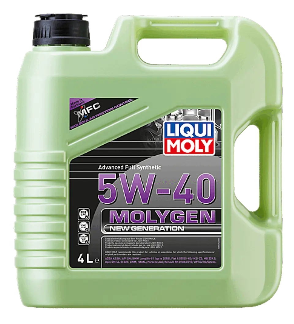LIQUI MOLY 5W40 MOLYGEN NEWGENERATION 8578 4 LITROS 1
