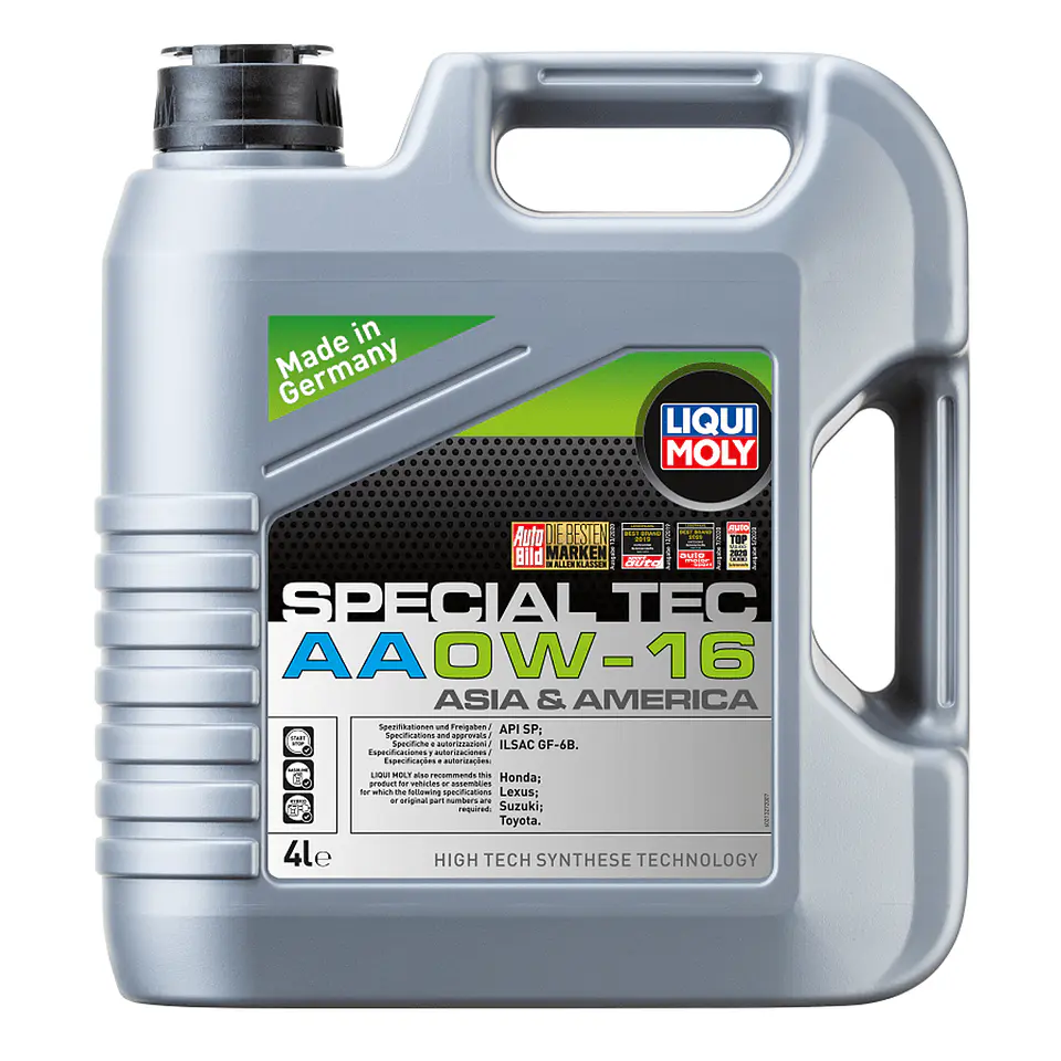 LIQUI MOLY 0W16 SPECIAL TECH AA 4 LITROS 1