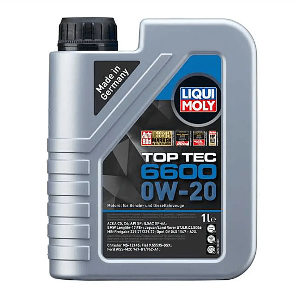 LIQUI MOLY 0W20 TOPTEC 6600 1 LITRO 1