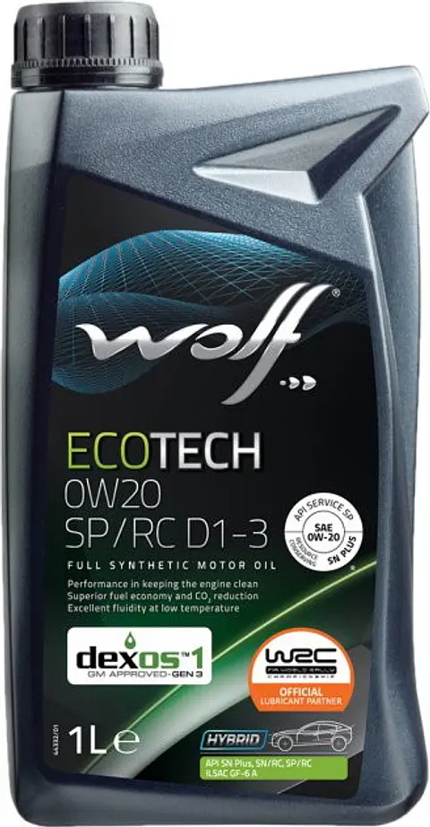 WOLF 0W20 ECOTECH SP/RC D1-3 1 LITRO