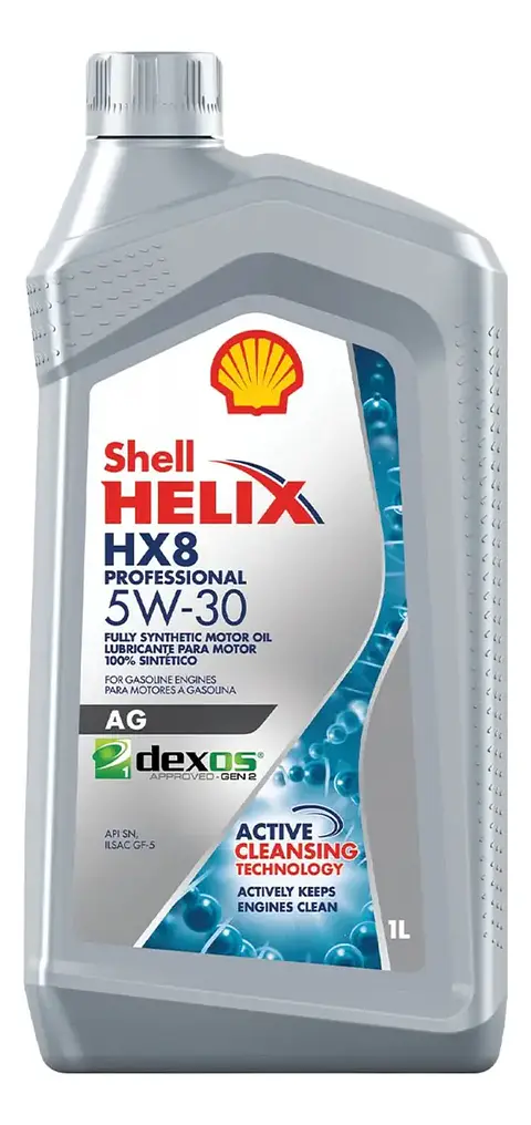 SHELL 5W30 HELIX HX8 PROAG  1 LITRO