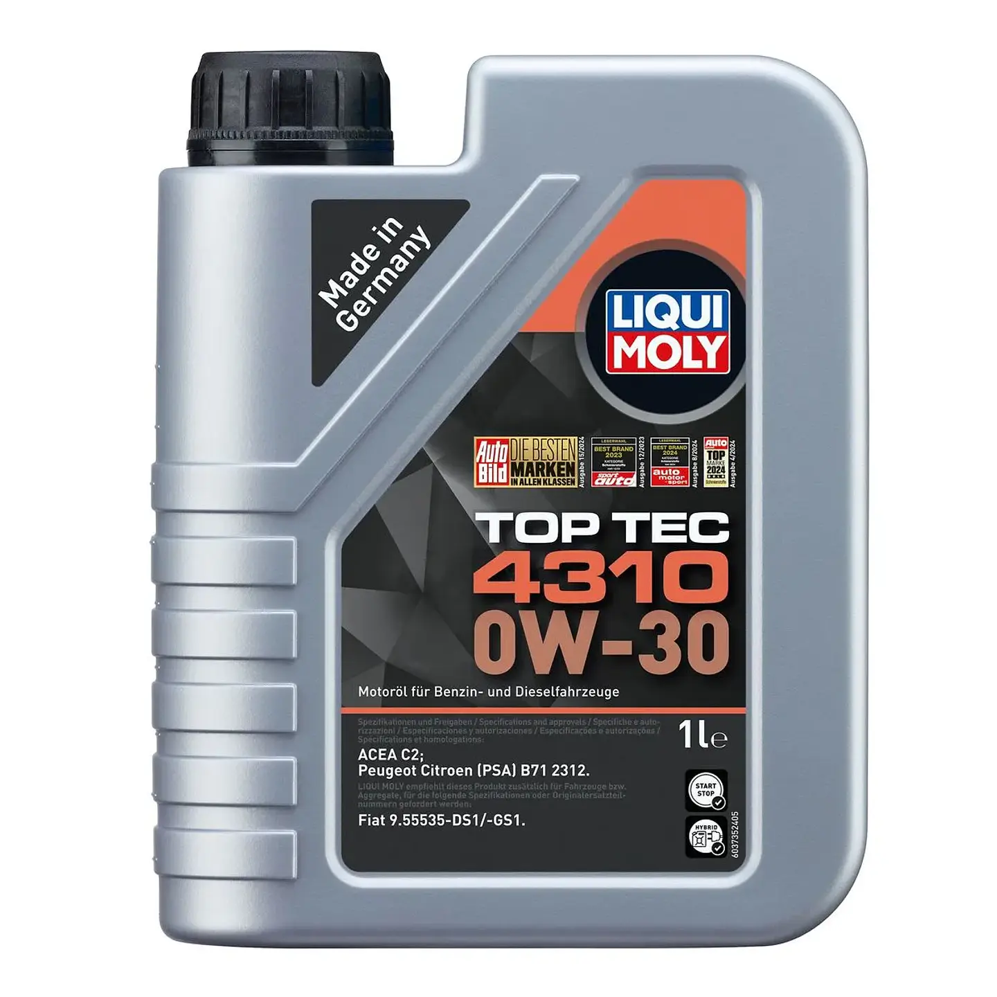 LIQUI MOLY 0W30 TOPTEC 4310 1 LITRO 1