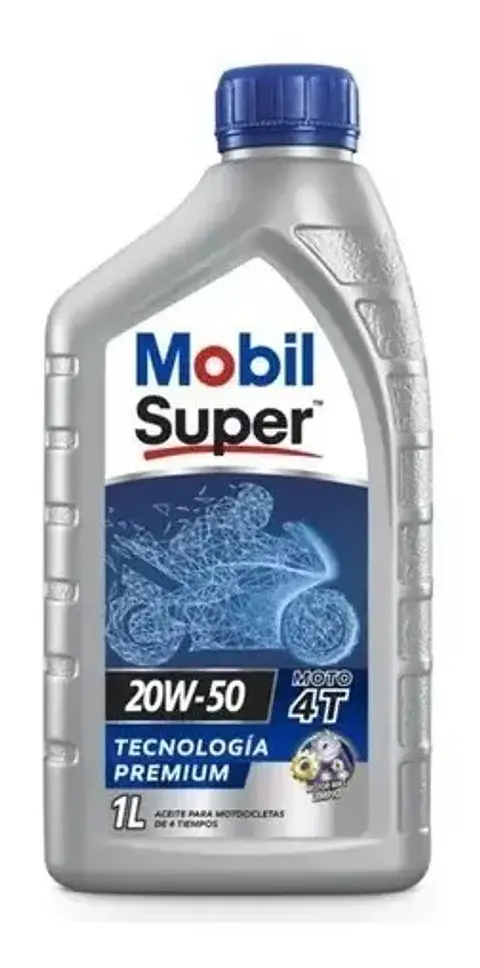 MOBIL 20W50 4T SUPER   1 LITRO