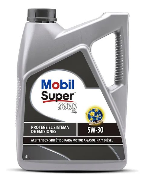 MOBIL 5W30 SUPER 3000  4 LITROS