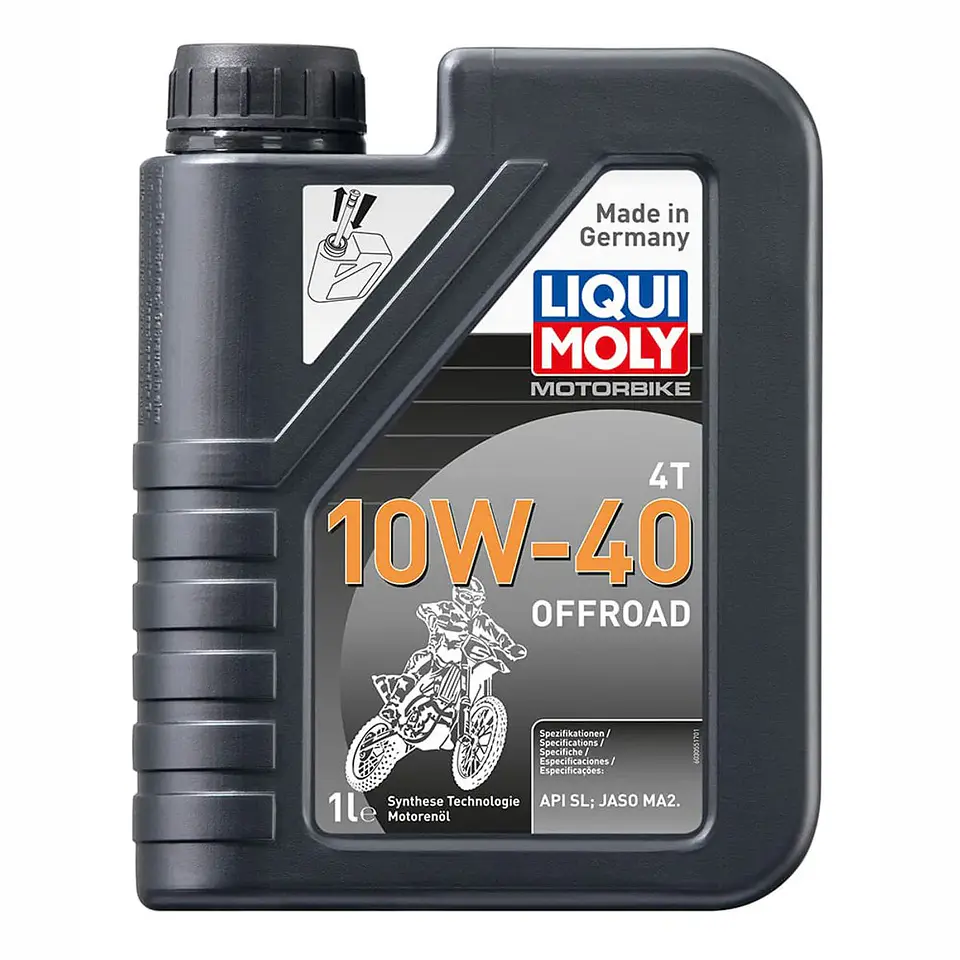 LIQUI MOLY 10W40 4T MOTORBIKE OFFROAD (SOLO BARRO O ENDURO) 1 LITRO 1