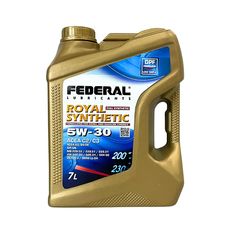 FEDERAL 5W30 ROYAL SYNTHETIC DPF 1 LITRO