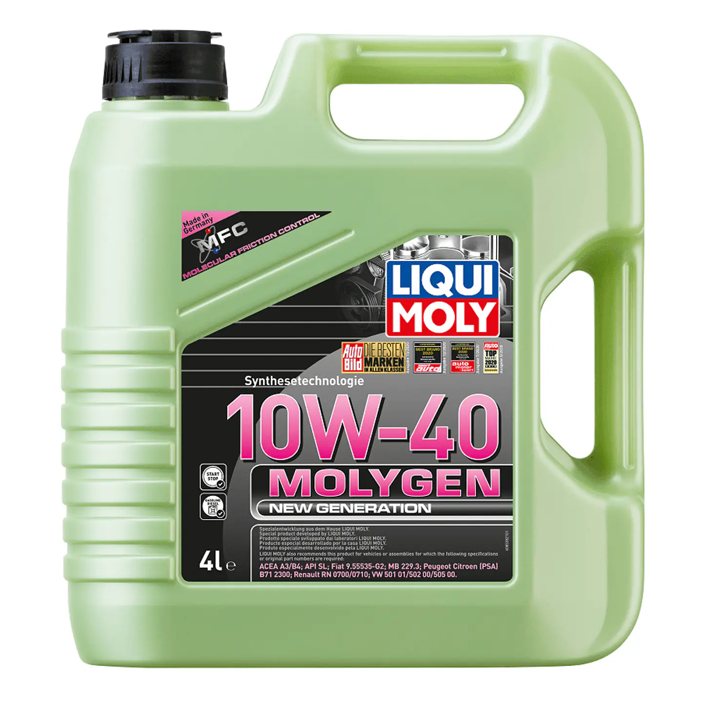 LIQUI MOLY 10W40 MOLYGEN NEWGENERATION 4 LITROS 1