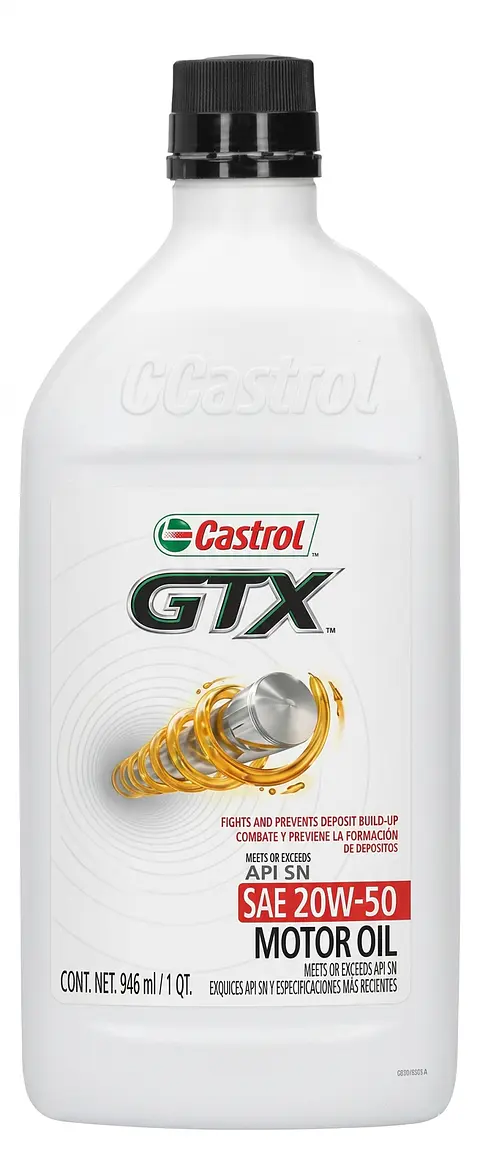 CASTROL 20W50 GTX ORG 1 LITRO
