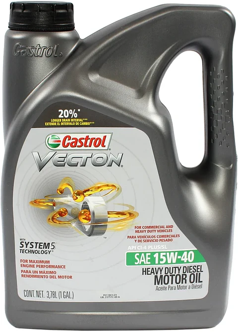 CASTROL 15W40 VECTON LONGDRAIN 4 LITROS