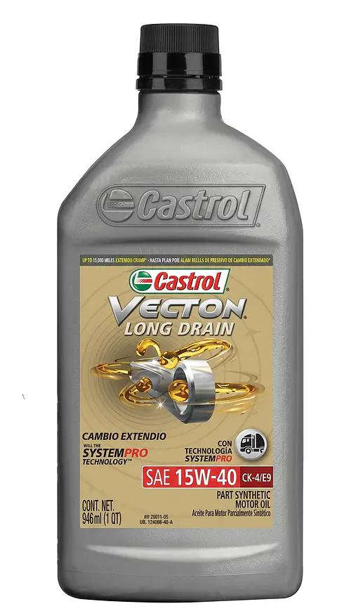 CASTROL 15W40 VECTON LONGDRAIN 1 LITRO