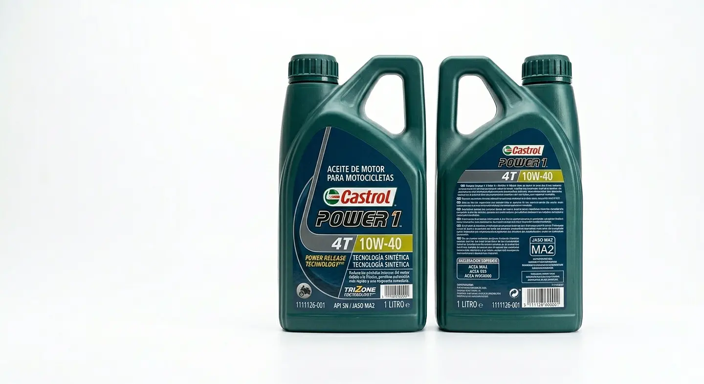 CASTROL 10W40 4T SINTETICO 1 LITRO 1