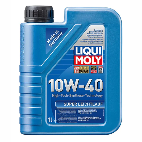 LIQUI MOLY 10W40 SUPER LEICHTLAUF 1 LITRO