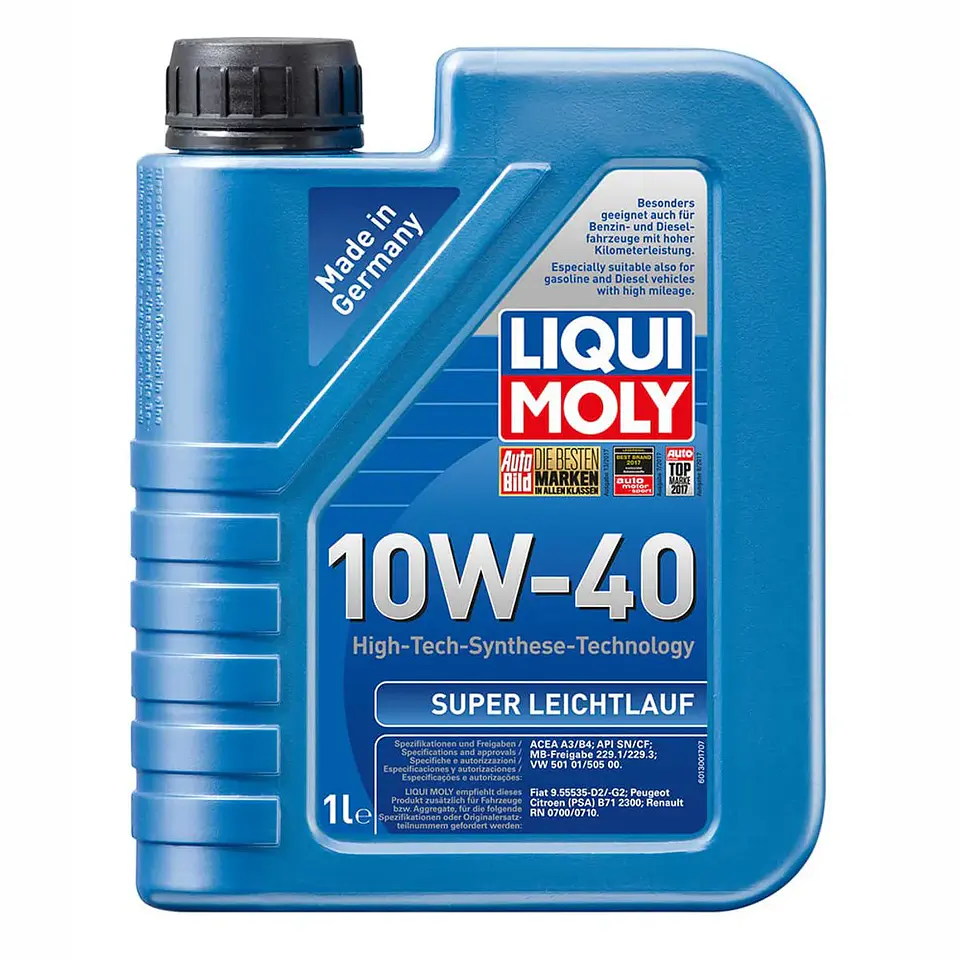LIQUI MOLY 10W40 SUPER LEICHTLAUF 1 LITRO 1