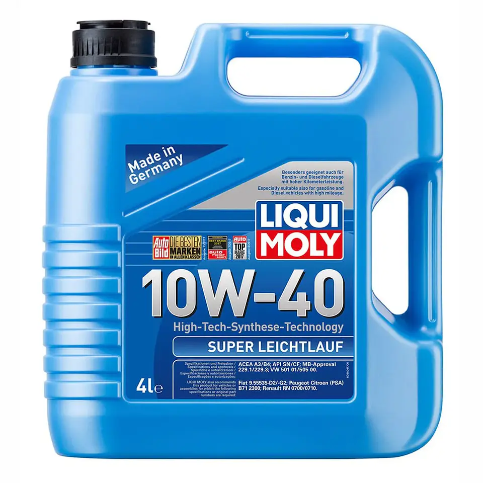 LIQUI MOLY 10W40 SUPER LEICHTLAUF 4 LITRO 1