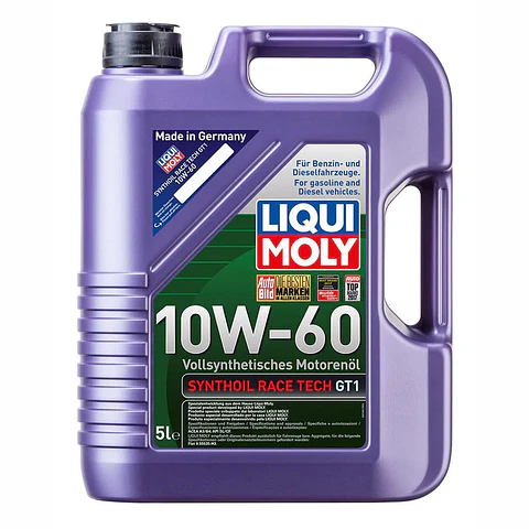 LIQUI MOLY 10W60 SYNTHOIL RACE TECH GT1 8909 5 LITROS