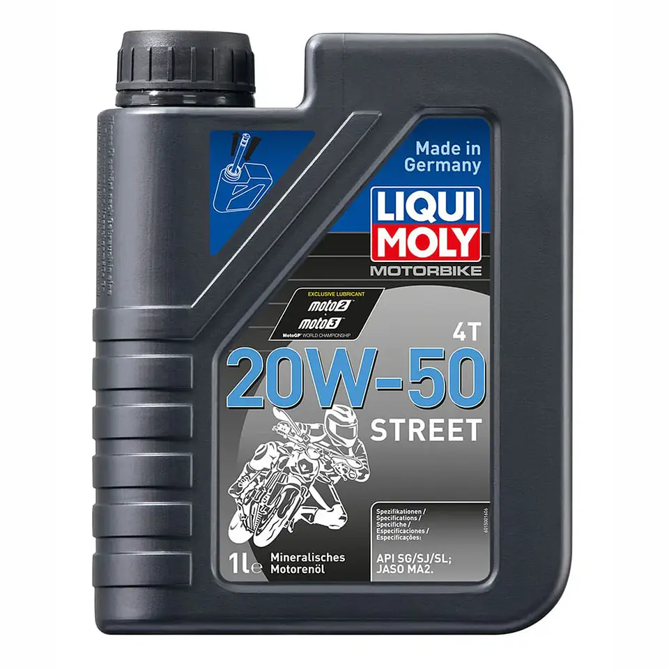  LIQUI MOLY 20W50 4T MOTORBIKE STREET 1500 1 LITRO 1
